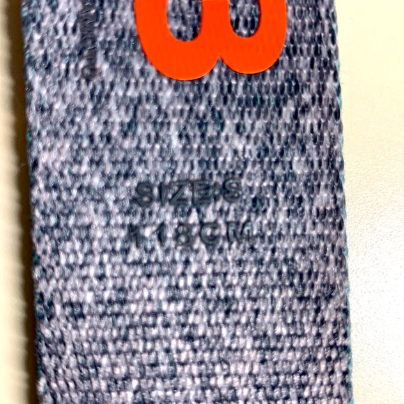 Y-3 Yohji Yamamoto Logo Belt Heather Gray Leather Embossed Accent and Buckle - Picture 6 of 6